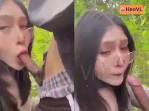 đi dã ngoại tiện nắc người tình ở trong rừng
